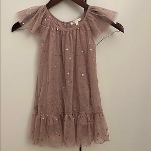Pink Starry Kids Dress